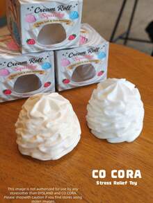 [Squishy] Cream Top Silicone Squeeze Toy, Super Soft Mochi-Like Stress Relief Squeeze Toy - Multicolor - View 5