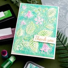 1 pieza Carpeta con relieve 3D, Suministros de scrapbooking DIY, Carpeta de plástico con relieve de patrón de flor de trompeta, Adecuada para hacer tarjetas, scrapbooking y otras manualidades de papel - Multicolor - Ver 2