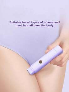 GENAI Women's Electric Shaver, Wireless, Dual Head Shaver, Mini Portable, Wet & Dry Use, Suitable For Face, Arms, Armpits, Legs, Intimate Areas - Multicolor - View 4