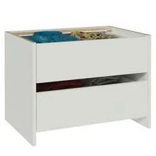 MADESA Storage Drawers - White - View 3
