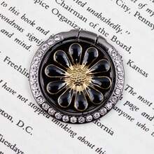 360° Rotating Shiny Flower Ring Phone Holder - Universal Shiny Metal Phone Ring Stand Grip, Cute Portable Phone Accessory For All Smartphones - Multicolor - View 35