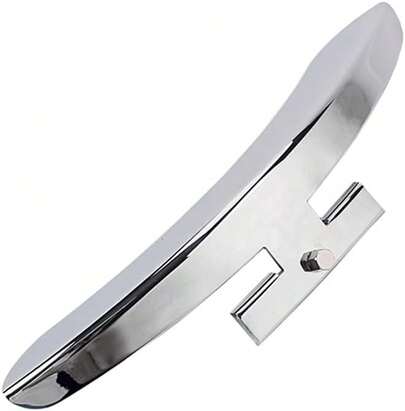 VANZACK Banjo Armrest Single Leg Zinc Alloy Replacement Part For Vintage Model Banjos Polished Silver 712In Durable Music Instrument Accessory