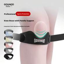Double Strap Patella Knee Support Band, Breathable Non-Slip Adjustable Compression Knee Strap For Running, Fitness And Sports - Multicolor - View 6