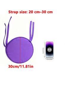 1/3 Pack (Random Color) Portable Seat Cushion, Easy To Clean Round Multi-Color Home Stool Pad, Multi-Color Outdoor Camping Mat, Park And Garden Chair Pad, Multi-Color Indoor/Outdoor Seat Cushion, Reusable - Multicolor - View 3