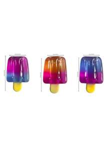 3/1pc Soft Cute Ice Cream Shaped Stress Relief Toy - A Cute Cube-Shaped Sensory Stress Relief Toy. This Portable Stress Relief Gadget Is Perfect For Use In The Office, Home Or Daily Relaxation. It Is An Excellent Decoration For Any Desk, And Also Suitable For Holidays, Parties And Christmas And Other Special Occasions. - Multiple Styles - View 10