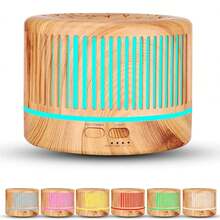 Difusor Aromatizador Umidificador De Óleos Essenciais Led - Plugue Brasil (127V/220V) - Visão 5