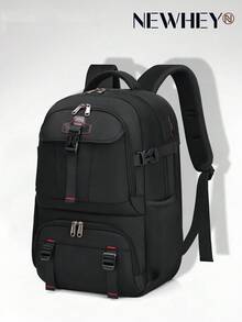 NEWHEY 17.3 Inch Laptop Backpack With USB Charging Port, Waterproof, For Work, Travel, Business, Students - Black - View 10