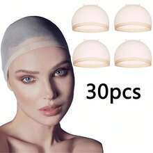 2 Packs Nude Natural Breathable Invisible Wig Caps, Cosplay, Hair Accessories, Hair Caps. Suitable For Performance, Middle-Aged Women Can Also Use, Suitable For Men And Women Cosplay, Dance And Holiday Hair Nets, High-Quality Mesh Wig Caps For Making Wigs, Crochet Wig Caps, Elastic Hair Nets, HD Lace Wig Caps For Wig DIY, Neutral Hair Accessories, Suitable For Any Face Shape, Halloween - View 8