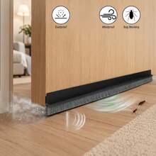Detachable TPE Door Bottom Seal Strip, Windproof, Dustproof, Sound-Insulating, For Indoor Bedroom - A - View 1
