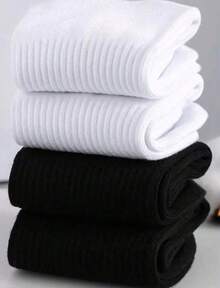 Kit 6,12 e 24 Pares De Meia Masculina Cano Alto Unissex 40-46 - Multicolorido - Visão 5
