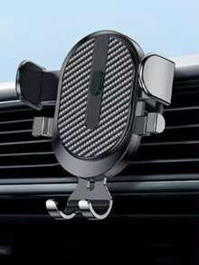 1 pieza Soporte universal multifunción para teléfono de coche de ABS negro, soporte de teléfono para rejilla de ventilación del coche, soporte de teléfono para navegación - A - Ver 11