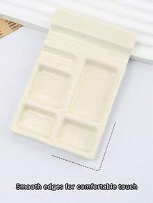 Ceramic Palette: All-In-One Multifunctional Ceramic Nail Art Palette-Neat And Comfortable To Use - Multicolor - View 3