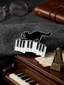 Luxury Rhinestone Cat Brooches - Animal Pins For Women Unisex Casual Party Jewelry Accessories / Friends Gifts Badges Decoration - Cat - View 13
