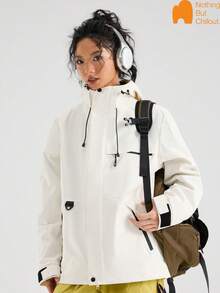 NBCT Women's Sports Outdoor Casual Jacket - White - View 2