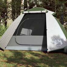 2 Person Green Polyester Dome Tent 220x133x113cm Camping Tent Sleeping Cabin Water Resistant Fabric Ventilation Window Night Picnic Festival Travel Nature Beach Holiday Forest Weekend Trip Outdoor Backpacking - C - View 12