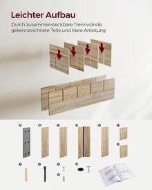 Scarpiere - Marrone turchese + grigio tortora - Visualizzare 7