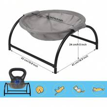 Pet Hammock/Window Perches - Grey - View 3