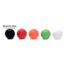50-100pcs, 9mm/14mm/19mm Mixed Color Silicone Round Beads, DIY Bracelet Necklace Accessories Loose Beads - Multicolor - View 5