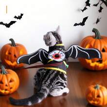 1pc Halloween Bat Costume For Cats And Dogs, New Bat Eye Pet Halloween Outfit, Pet Supplies - Multicolor - View 1