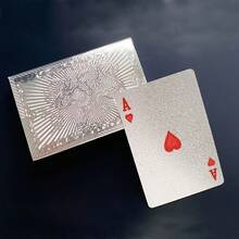 2pcs/Set Gold/Silver Playing Cards - Thickened Hard Structure - Suitable For All Ages, Double-Sided Non-Slip Texture Design, Applicable For Various Occasions - New Year, Beer Festival, April Fool's Day Playing Cards - Multicolor - View 10