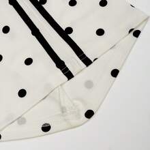 Retro Polka Dot & Striped Contrast Color Loose Women Pants - Apricot - View 11