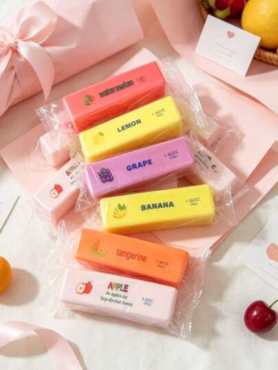 1pc Squishy Mini Fruit Butter Stick Fidget, PU Slow Rising Soft & Squishy Portable Stress Ball, Pocket Toy Desk Decor, Gift Squishy For Students Office