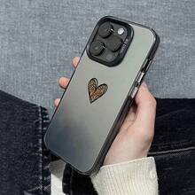 [24h Shipping from DE/FR/ES]handy hüllencoque iphonefundas iphoneFunda para Teléfono - Diseño Moderno y Divertido con Estampado de Leopardo y Corazones, Color Plata IMD para Iphone 17/17Pro/17Promax/17Air, para Iphone 16/16Pro/16Promax/16Plus/16E, 15/15Plus/15Pro/15Promax, 14/14Plus/14Pro/14Promax, 13/13Pro/13Promaxperfect gift - 1 imagen - Ver 2