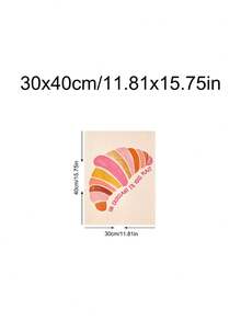 1pc Kisses For The Dishes,Croissant, Egg Dining Decor,Bon Appetit Art,Lemons Art, Quotes Art,Ideal Gift,Suitable For Bedroom,Living Room,Kitchen,Wall Arts,Wall Decor,Home Decor,Room Decor,Canvas Wall Art,Posters, Wall Art With Frame,Optional Frame ﻿ - 1PCS - View 39