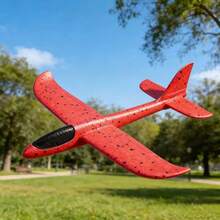 48cm Foam Airplane, 2 Flight Modes, Manual Throw Game And Outdoor Gliding Model, Indoor And Outdoor Use, Ideal Christmas And Halloween Gift (Random Color) - Multicolor - View 8