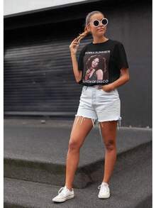 Men T-Shirts - 黑色 - 查看 1