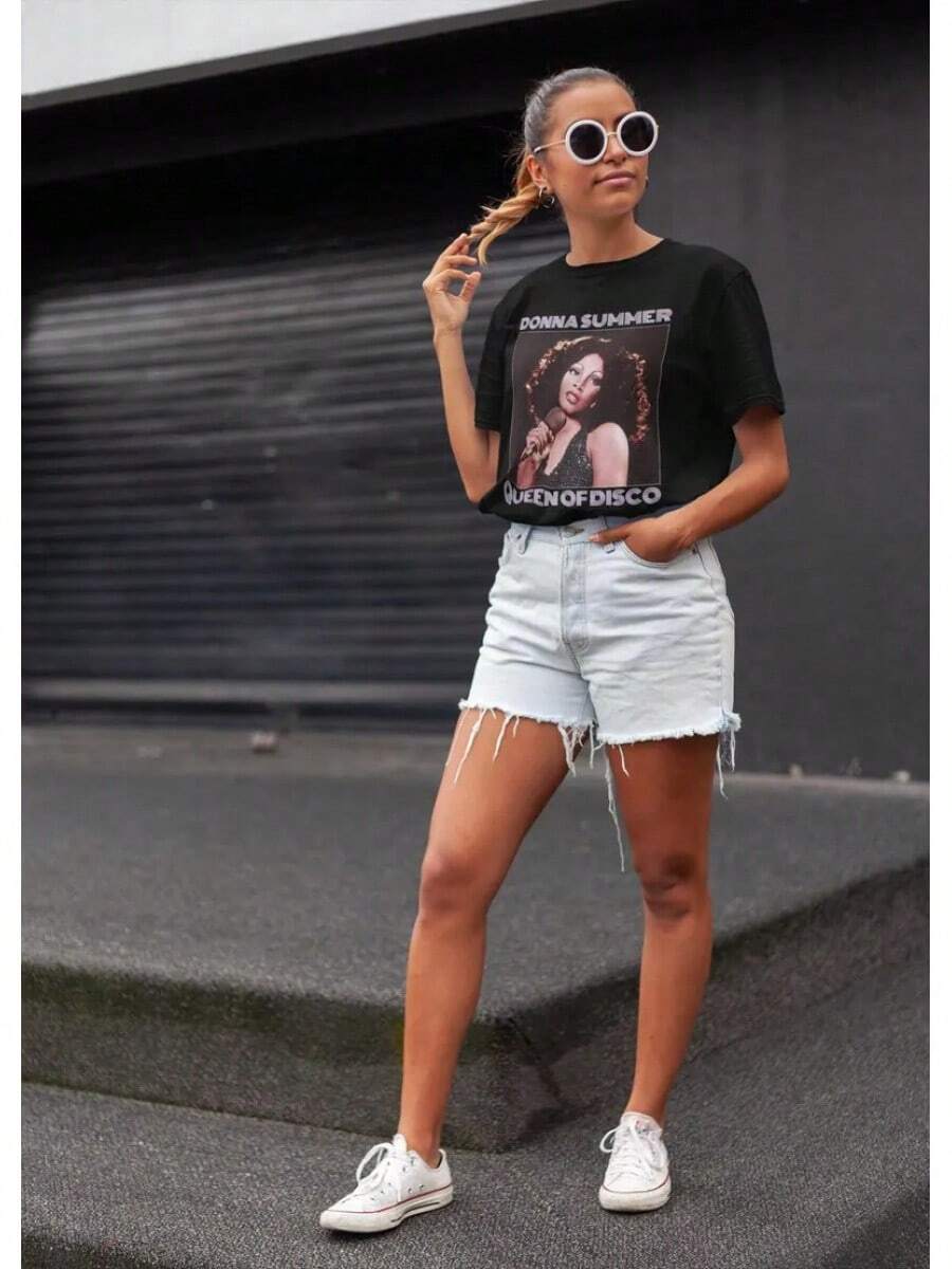 Men T-Shirts - 黑色 - 查看 1