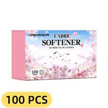 1 Box 40pcs Sakura Scented Fabric Softener Sheets, Clothes Softener, Car Air Freshener, Long-Lasting Fragrance, Soften Clothes, Deodorizing Fragrant Laundry Sheets, Laundry Essential - Cherry Blossom Smoothie Sheets - View 11