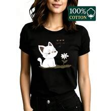 Women T-Shirts - 黑色 - 查看 1
