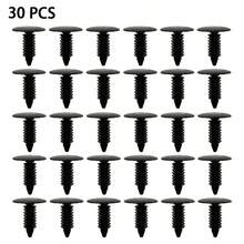 30/60 piezas de clips de sujeción con forma de árbol, material plástico duradero, ajuste y resistente al desprendimiento, cumple con los requisitos de ensamblaje de vehículos - Hebilla con púas en forma de árbol - Ver 13