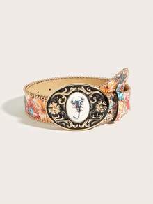 Scorpion Buckle With Gold Accents