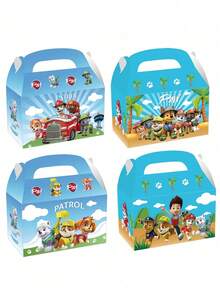 Paw Patrol 12/24件組 汪汪隊主題節日生日派對用品 糖果盒禮物盒包裝 - 卡通 - 查看 5