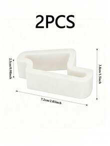 4/2/1pc Door And Window Stopper, Durable Anti-Collision Buffer Strip And Track Lock Set, Suitable For Balcony Partition, Ventilation And Privacy Protection, Easy Installation, Suitable For Patio Door, Bedroom Essential, Home Gift - / - View 10