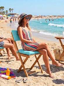 1 Pc-2pcs Premium Versatile Seat Cushion – Multipurpose Pad For Dining Chairs, Floor Seating, And Armchairs - Teal Blue - View 10