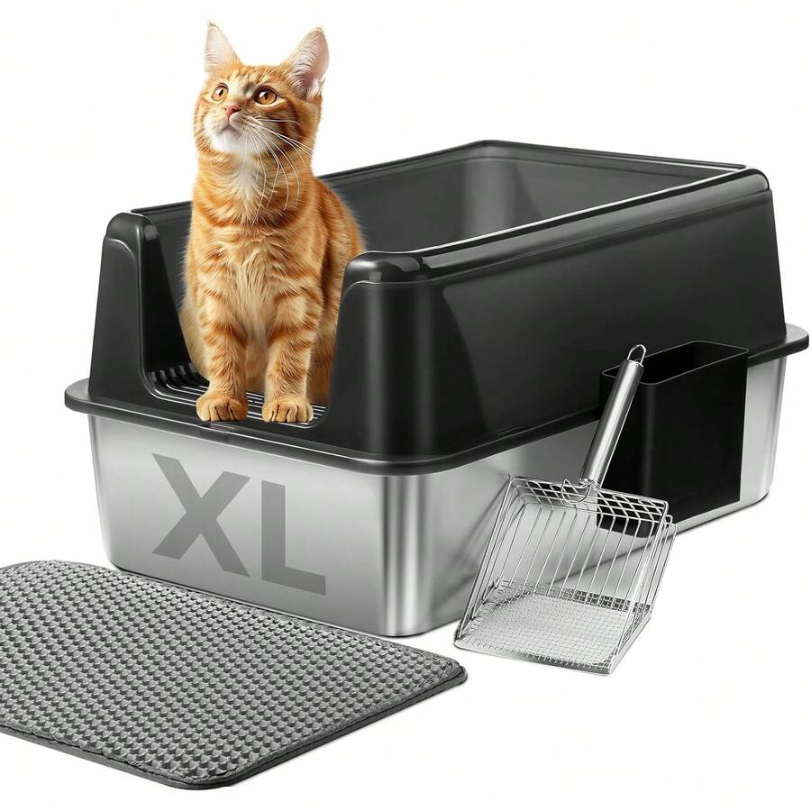 Katzentoiletten - Offener Eingang - Übersicht 1