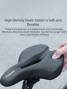 TOSUOD Thickened Bicycle Seat Cushion With Shock-Absorbing Padding, Universal For Mountain Bikes And Road Bikes, Relieves Hip Pressure During Long-Distance Riding, Comfortable Daily Commuting Cycling Replacement Accessory - Multicolor - View 6