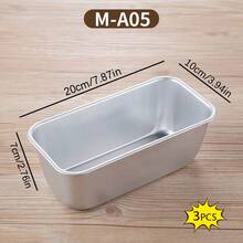 4/5/6/7 Inch Rectangular Baking Mold, Aluminum Non-Stick Multi-Function Baking Pan, Suitable For High-Temperature Oven Baking Bread And Rectangular Cakes, Kitchen Baking Tool For Eid Al-Adha, Eid Al-Fitr, Christmas, Valentine's Day - Rectangular Baking Pan - View 15