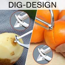 Vegetable Peelers For Kitchen, Y Shaped Peeler For Vegetables, Fruits, Potatoes With Ergonomic Grip, 1 Pack - ColorA - View 4