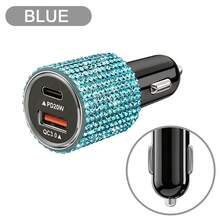 閃亮水鑽汽車充電器，鑽石 3 合 1 可伸縮充電線，USB 快充線，可愛女性風格，適用於 iPhone、行車記錄器、GPS，節日/生日禮物首選 - 優雅芭蕾數據線 - 查看 44