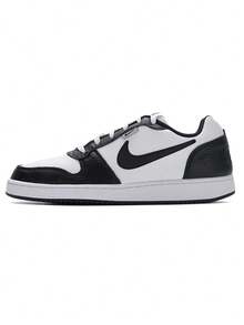 Men's 2026 New EBERNON Retro Black And White Color Block Low-Top Sneakers AQ1774-102 - Black and White - View 2