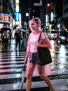 Portable Raincoat Ball Waterproof Raincoat For Men And Women Thickened Disposable Raincoat For Travel Fall Home Decor Wedding Room Dorm Camping Birthday Gift Travel Daily Outdoor Back To School Essential Accessory - Multicolor - View 7