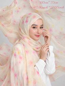Pink and Yellow Floral Print