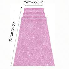 1pc Gold Sequin Runner Carpet, Wedding Birthday Ceremony Decoration Carpet, Cuttable, Event Mat, Movie Night Red Carpet Runway, Event Party Wedding Commercial Decoration Glitter Carpet, Store Opening Entrance Decoration, Indoor Outdoor Decoration, Wedding Party Supplies, Bridal Shower Gift, Birthday Party Decoration, Home Decor - Pink - View 15