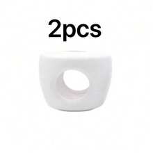 2/1pc Children Safety Door Handle Guard Cover, Baby Anti-Theft Door Lock, Door Handle Protective Sleeve, Child-Proof Door Opening, White - White - View 10