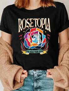 Magliette da donna Haut con stampe K-Pop e anime - adatte per ogni occasione. - nero - Visualizzare 1