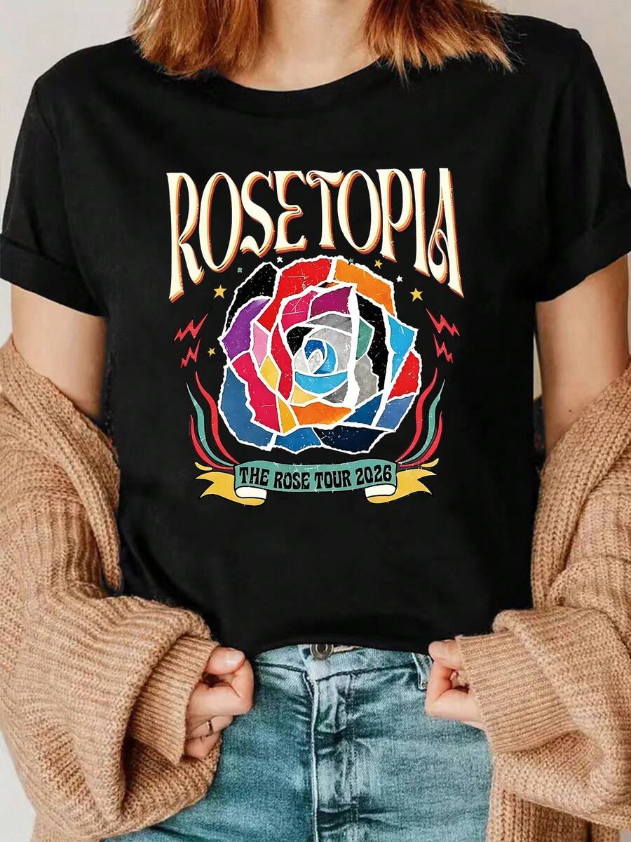 Magliette da donna Haut con stampe K-Pop e anime - adatte per ogni occasione. - nero - Visualizzare 1